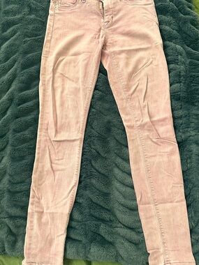 Hudson Jeans Dusty Rose Skinny Denim